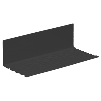 Heering Hoekprofiel geperforeerd 50 x 30 x 2 mm - Zwart (1 x 300 cm)