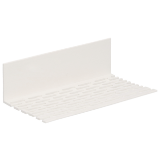 Heering Hoekprofiel geperforeerd 60 x 30 x 2 mm - Wit (1 x 300 cm)