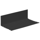 Heering Hoekprofiel geperforeerd 60 x 30 x 2 mm - Zwart (1 x 300 cm)