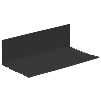 Heering Hoekprofiel geperforeerd 60 x 30 x 2 mm - Zwart (1 x 300 cm)