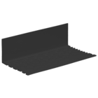 Heering Hoekprofiel geperforeerd 70 x 30 x 2 mm - Zwart (1 x 300 cm)