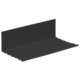 Heering Hoekprofiel geperforeerd 70 x 30 x 2 mm - Zwart (1 x 300 cm)