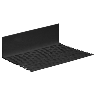 Heering Hoekprofiel geperforeerd 90 x 30 x 2 mm - Zwart (1 x 300 cm)