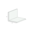 Heering Hoekprofiel 60 x 60 x 3 mm - Crème (1 x 600 cm)