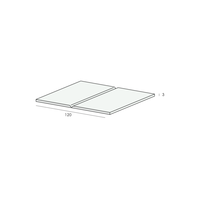 Heering Vouwhoekprofiel 60 x 60 x 3 mm - Crème (1 x 600 cm)