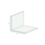 Heering Hoekprofiel 70 x 70 x 3 mm - Crème (1 x 600 cm)