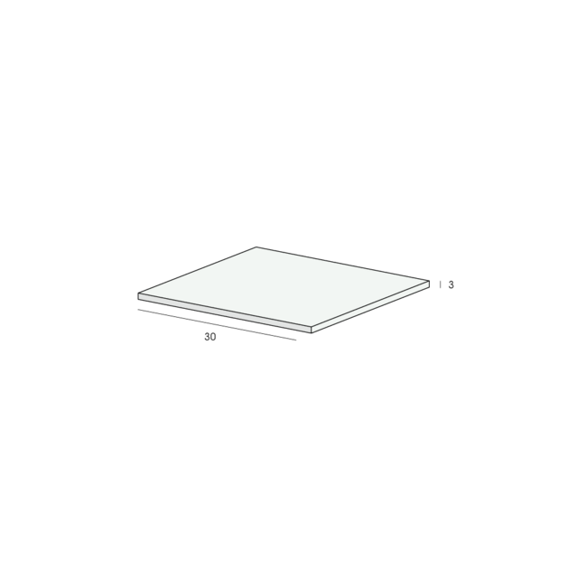 Heering Platprofiel 30 x 3 mm - Wit (1 x 600 cm)