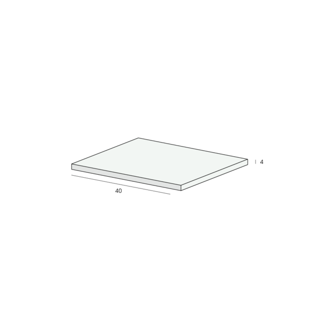 Heering Platprofiel 40 x 4 mm - Wit (1 x 520 cm)