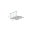 Heering Hoekprofiel geperforeerd 50 x 30 x 2 mm - Wit (1 x 300 cm)