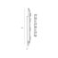 Keralit Eindkap voor 2815 rechts (5 stuks) - Grafietzwart (per stuk)
