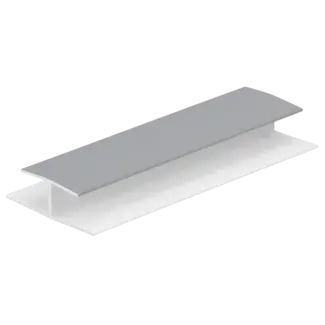 Keralit H-verbindingprofiel 10 mm - Grijs