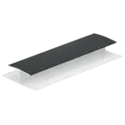 Keralit H-verbindingprofiel 10 mm - Zwartgrijs