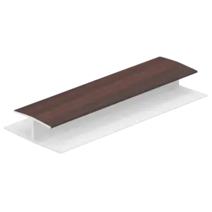 Keralit H-verbindingprofiel 10 mm - Mahonie (1 x 260 cm)