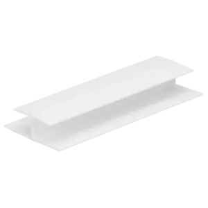 Keralit H-verbindingprofiel 10 mm - Wit (1 x 260 cm)