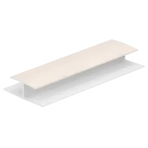 Keralit H-verbindingprofiel 10 mm - Crème (1 x 260 cm)