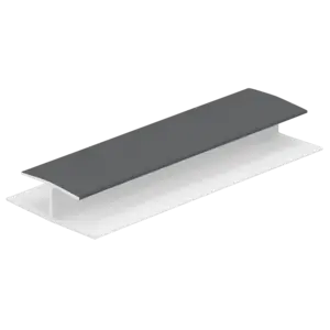Keralit H-verbindingprofiel 10 mm - Antraciet (1 x 260 cm)