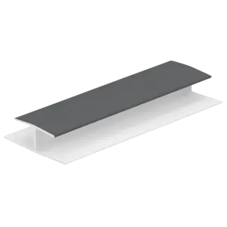 Keralit H-verbindingprofiel 10 mm - Antraciet