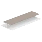 Keralit H-verbindingprofiel 10 mm - Vergrijsd ceder
