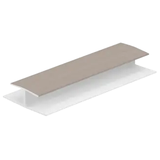 Keralit H-verbindingprofiel 10 mm - Vergrijsd ceder