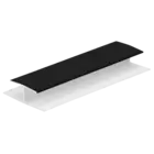 Keralit H-verbindingprofiel 10 mm - Grafietzwart