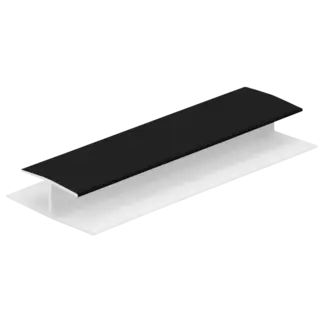 Keralit H-verbindingprofiel 10 mm - Grafietzwart