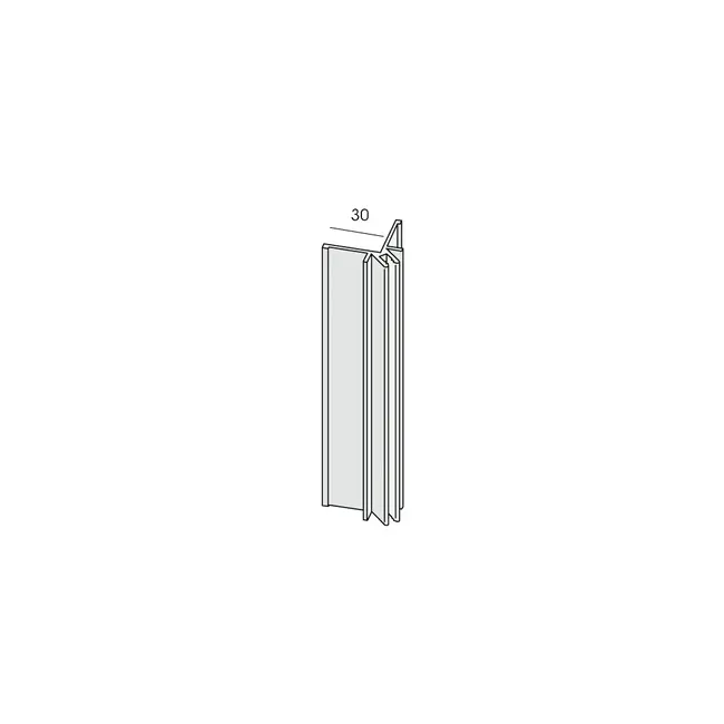 Keralit Basis uitwendig hoekprofiel aluminium (1 x 400 cm)