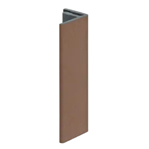 Keralit Eindprofiel 17 mm - Bruingrijs (1 x 400 cm)