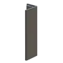 Keralit Eindprofiel 17 mm - Kwartsgrijs