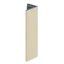 Keralit Eindprofiel 17 mm - Licht ivoor (1 x 400 cm)