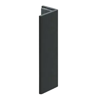 Keralit Eindprofiel 17 mm - Zwart