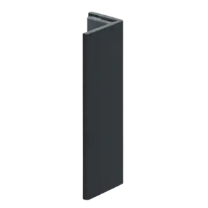 Keralit Eindprofiel 17 mm - Zwartgrijs (1 x 400 cm)