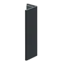 Keralit Eindprofiel 17 mm - Zwartgrijs