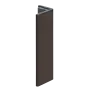 Keralit Eindprofiel 17 mm - Donker eiken (1 x 400 cm)