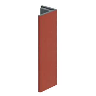Keralit Eindprofiel 17 mm - Steenrood