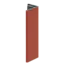 Keralit Eindprofiel 17 mm - Steenrood