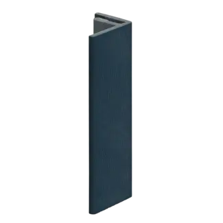 Keralit Eindprofiel 17 mm - Staalblauw