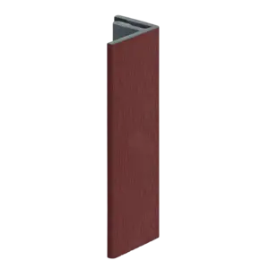 Keralit Eindprofiel 17 mm - Wijnrood (1 x 400 cm)