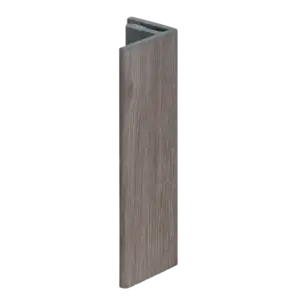 Keralit Eindprofiel 17 mm - Taupe eiken (1 x 400 cm)