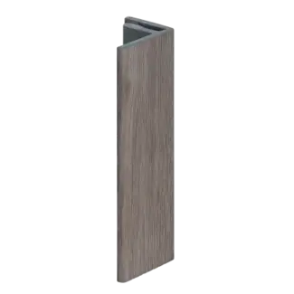 Keralit Eindprofiel 17 mm - Taupe eiken