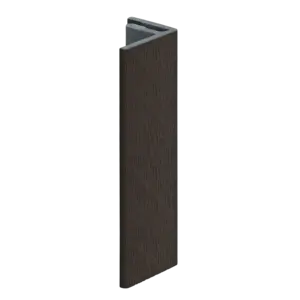 Keralit Eindprofiel 17 mm - Donkerbruin (1 x 400 cm)