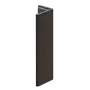 Keralit Eindprofiel 17 mm - Donkerbruin