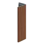 Keralit Eindprofiel 17 mm - Bruin redceder (1 x 400 cm)