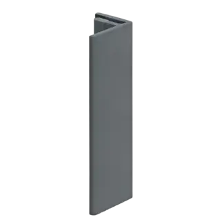 Keralit Eindprofiel 17 mm - Dustgrey