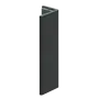 Keralit Eindprofiel 17 mm - Nightblack (1 x 400 cm)