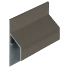Keralit Trim / kraal aansluitprofiel 17 mm - Kwartsgrijs