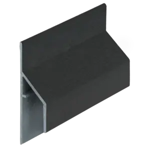 Keralit Trim / kraal aansluitprofiel 17 mm - Zwart (1 x 600 cm)