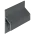 Keralit Trim / kraal aansluitprofiel 17 mm - Antraciet