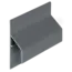 Keralit Trim / kraal aansluitprofiel 17 mm - Basaltgrijs (1 x 600 cm)