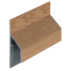 Keralit Trim / kraal aansluitprofiel 17 mm - Licht eiken