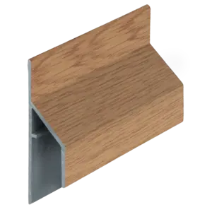 Keralit Trim / kraal aansluitprofiel 17 mm - Licht eiken (1 x 600 cm)